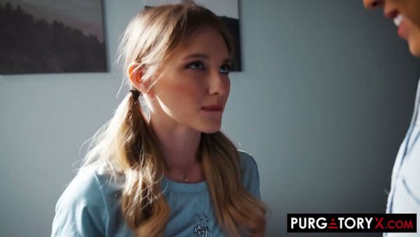 PurgatoryX Live-In Nanny Cheats On Husband - Melody Marks Petite Blonde Deep Throat Blowjob - xxxfiles.com on v0d.com