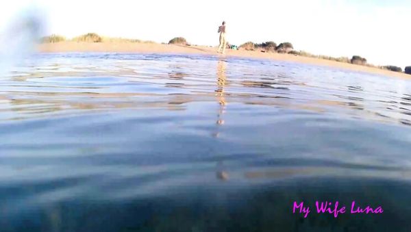 My Wife Luna Fucked Hard on Beach - Big Tits Amateur Outdoor Sex - xxxfiles.com - Italy on v0d.com