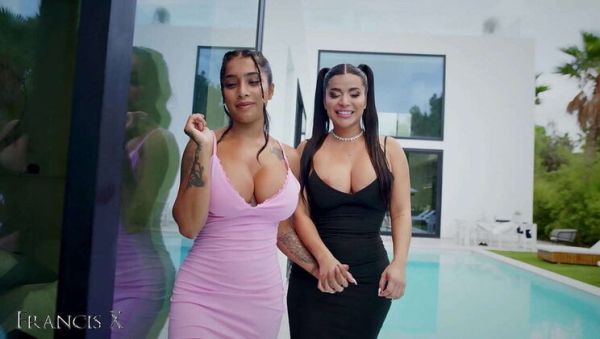 Outdoor Gangbang with 9 Guys & 2 Sluts - Anal, DP & Lingerie Fuck - veryfreeporn.com on v0d.com