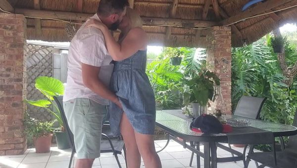 Amateur Blonde Wife Creampie Fucking on Patio While Husband at Work - xxxfiles.com on v0d.com
