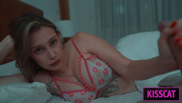 Step Mom Helps Virgin Step Son Cum in Shared Bed - Blowjob & Creampie with Busty MILF - veryfreeporn.com on v0d.com