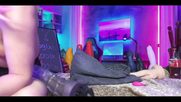 Siswet Anal Training with Dildo and Vibrator Solo Masturbation - veryfreeporn.com - Britain on v0d.com