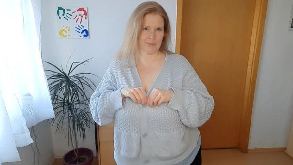 Curly Dreams German MILF Undresses Big Natural Tits Solo 4K - porntry.com - Germany on v0d.com