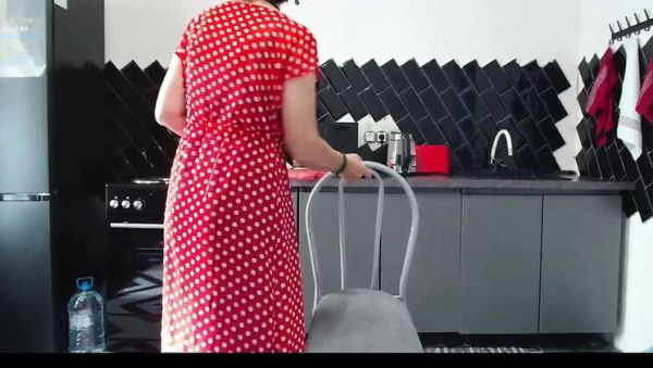 Angela Lady POV Doggy Style - Hairy Pussy Brunette Moans Loud As She Opens Her Asshole On Chair - veryfreeporn.com - Russia on v0d.com
