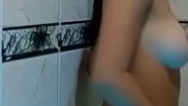 Stepmom's Bathroom Sex - Big Booty Amateur Babe with Natural Tits Fucked Hard - porntry.com on v0d.com