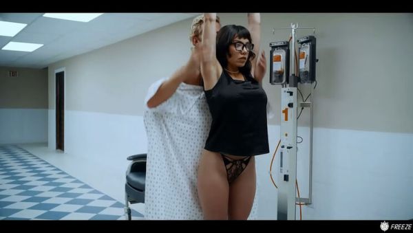 Employee Freeze Prank: Vince Karter Fucks MILF Boss Nicole Aria & Turns Little Puck into Sex Doll - Blowjob, Bondage, Creampie - veryfreeporn.com on v0d.com