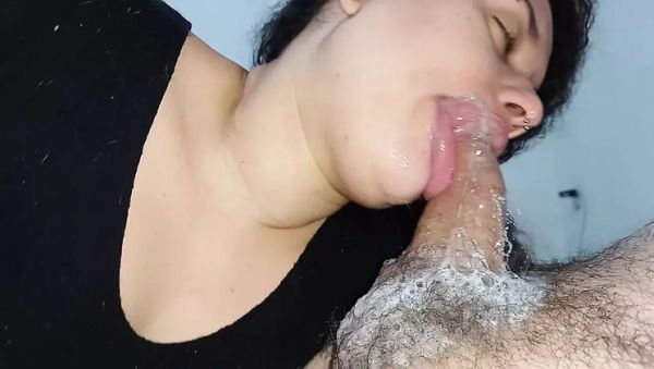 Extreme Blowjob Queen Fucks Hard - Deep Throat & Cum in Mouth POV - veryfreeporn.com - Brazil - India on v0d.com