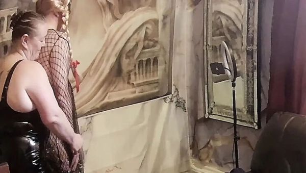 Part 2: Mature BBW Dominatrix Satana Humiliates Sissy Slave Andrew in Dungeon - Femdom BDSM - xxxfiles.com - Britain on v0d.com