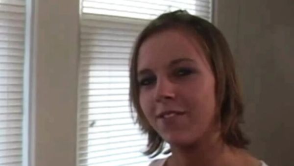 Bree Barrett desperate teen sucks big white cock with Manta in threesome casting - xxxfiles.com - Britain on v0d.com