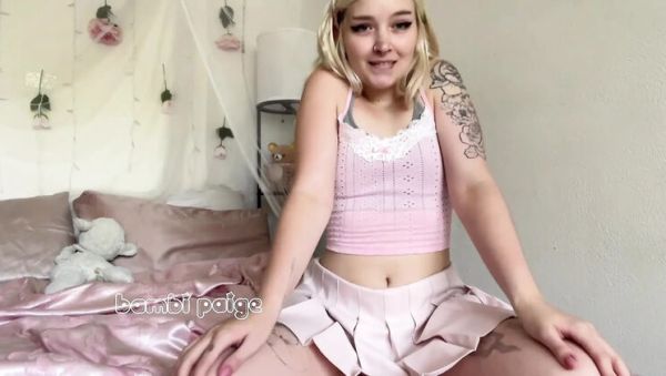 Bambi Paige Hot Blonde Teacher JOI Jerk Off Instructions After School POV - xxxfiles.com - Usa on v0d.com