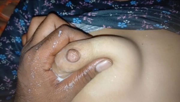 Indian Brother Milks Sister's Big Boobs and Swallows Cum - Kimmo Blowjob & Cock Sucking - veryfreeporn.com - India on v0d.com