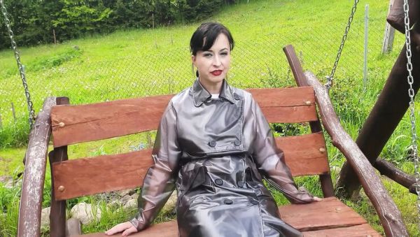 Wanilianna in Raincoat & Nylons - Open Nipple Bra Outdoor Fetish - veryfreeporn.com on v0d.com