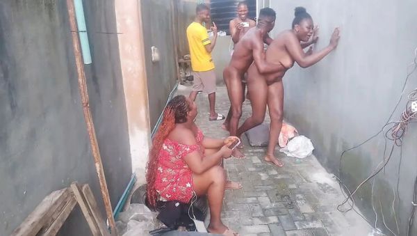 Behind The Scenes: Mature African MILF with Huge Ass Takes BBC Doggystyle - xxxfiles.com on v0d.com