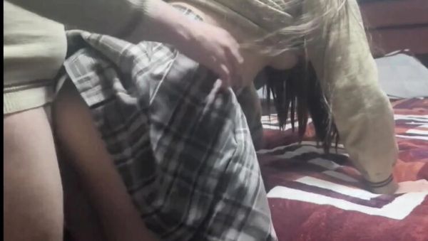 Astrid Cute Homemade Creampie - Sneaky Sex with Friend's Girlfriend in School Uniform - Don't Tell Him Part 2 - porntry.com - Mexico - Spain - India on v0d.com