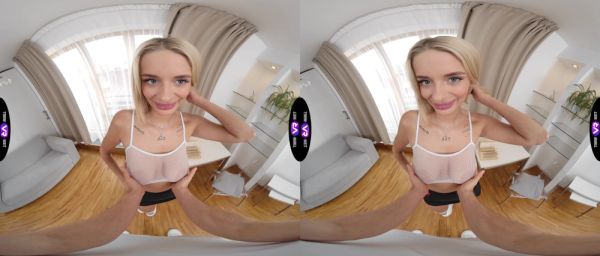 Natural tits bouncing in VR as Naomi Love deep-throats and rides hard - alphaporno.com on v0d.com