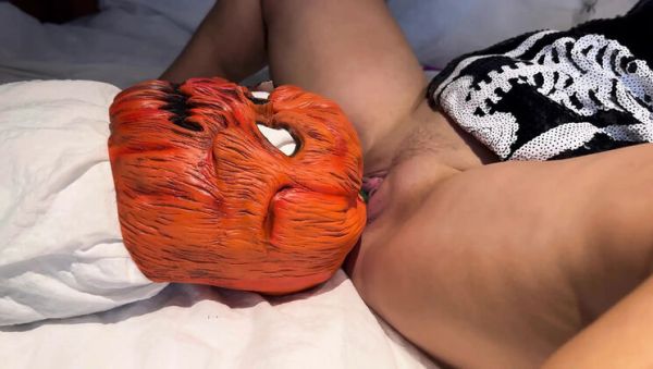 Hot Blonde Nesty Fucks a Living Pumpkin - Blowjob & Creampie Sex in 4K - xxxfiles.com - Britain - Hungary on v0d.com