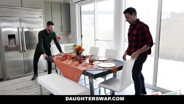Teen Jasmine Grey Fucks Best Friend's Stepdad Under Table on Thanksgiving - xxxfiles.com - Britain - Turkey on v0d.com