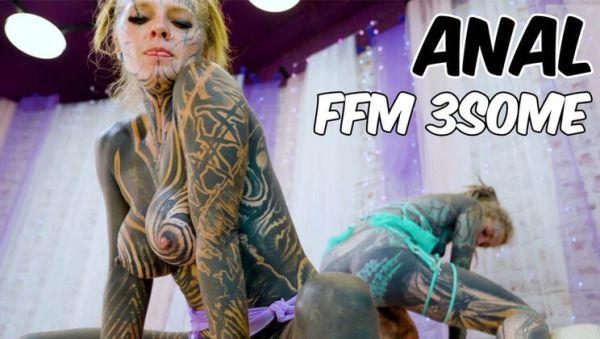 Heavily Tattooed Teens Fuck Hard - ATM & Gapes with Facial Cumshot - xxxfiles.com - Britain on v0d.com
