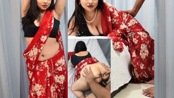 Desi aunty saree sex with big cock doggy style fuck - xxxfiles.com - India on v0d.com