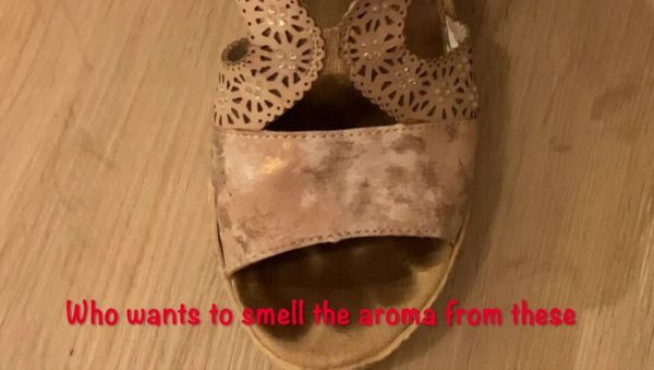 Stinky Shoe Foot Fetish with Mature British Granny in LBD & Heels - Big Natural Tits Amateur Homemade - porntry.com - Britain on v0d.com