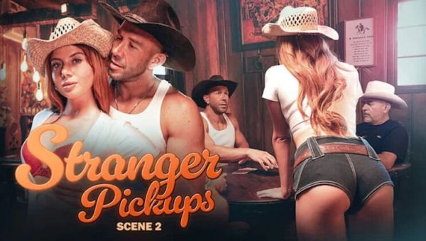 Stella Luxx Horny Country Girl Fucks Stranger in Saloon - Big Natural Tits Blowjob - veryfreeporn.com - Britain on v0d.com