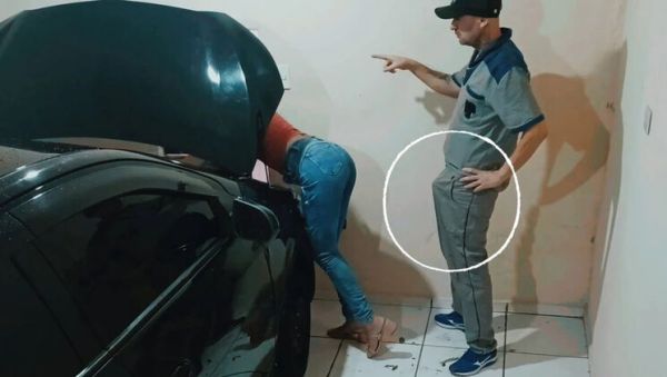 Naughty Latina Mechanic Fucks Horny Girl in Garage - Amateur Squirting & Cumshot - veryfreeporn.com - Brazil - Spain - Portugal on v0d.com