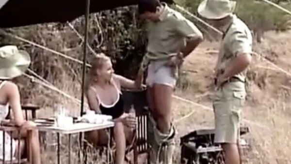 German Amateur Teens Outdoor Threesome Fuck with Big Cocks - porntry.com - Germany on v0d.com