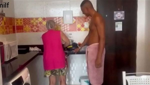 MILF Mya Milf Can't Resist Young Man Jhony Bomba's Big Cock After Shower - Homemade Blowjob & Sex - xxxfiles.com - Brazil on v0d.com