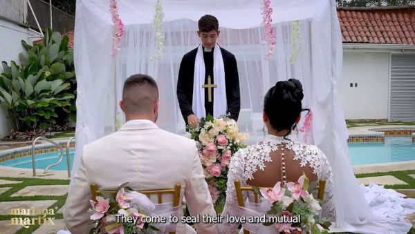 Mariana Martix Wedding Fuck: Busty Latina MILF Takes Big Cock From Priest in Bathroom After Marriage - xxxfiles.com on v0d.com