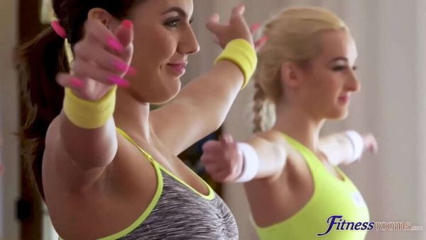 Yoga Teacher Threesome Gym Sex - Big Tits Blonde Czech with Yoga Pants - porntry.com - Czech Republic on v0d.com