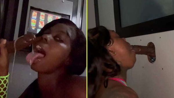 Gloryhole Blowjob With Strangers - Rob Piper, Beauty Dior & Mrs Feedme Sloppy Deep Throat Threesome - xxxfiles.com on v0d.com