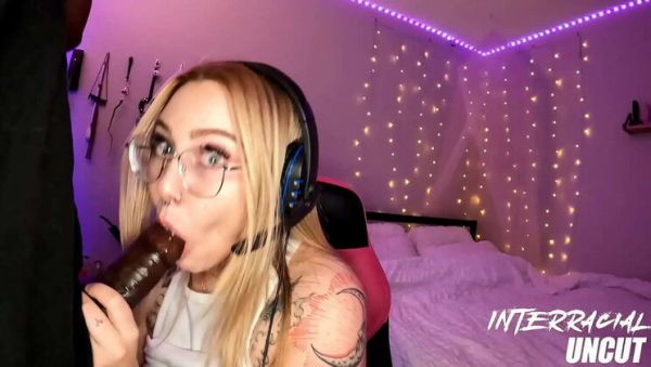 Big Booty Podcaster Gracie Squirts Face Fucked Live by BBC Daddy Blackstar Xxx - POV Deep Throat - porntry.com on v0d.com