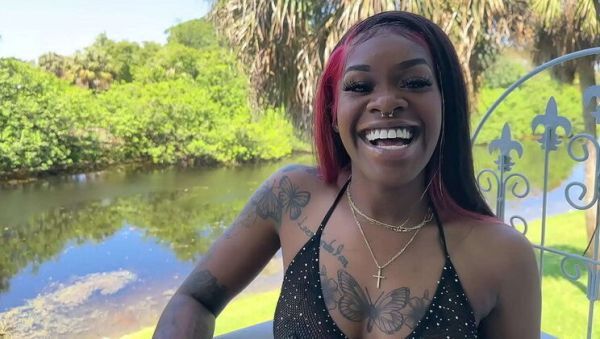 Harmony Barz Fucks Her White Neighbor - Amateur Interracial POV with Blowjob & Cum Swallowing - xxxfiles.com on v0d.com