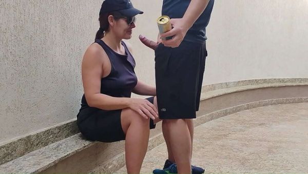 Muscular Dyke Loses Bet, Forced to Suck Dick and Give Up Pussy For First Time - Outdoor Humiliation - veryfreeporn.com - Brazil on v0d.com