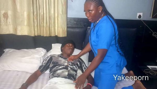 Ebony Nurse Gets Horny Seeing Patient's BBC Erection - Amateur BBW Beauty - veryfreeporn.com on v0d.com
