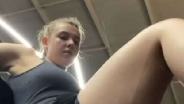 Jucielussie1 Public Gym Fuck with Big Natural Tits and Real Orgasm - porntry.com on v0d.com
