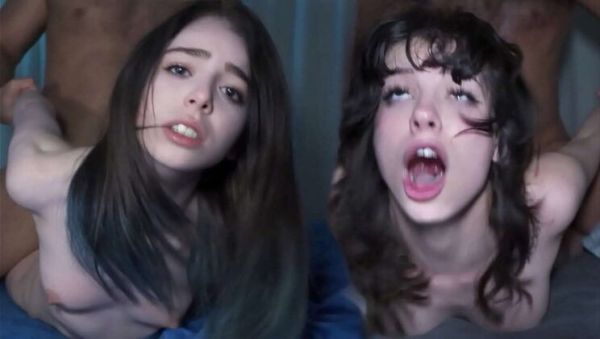 Snow White Teens Get Rough Doggystyle Fuck - Petite Amateur Pounded Hard - porntry.com on v0d.com