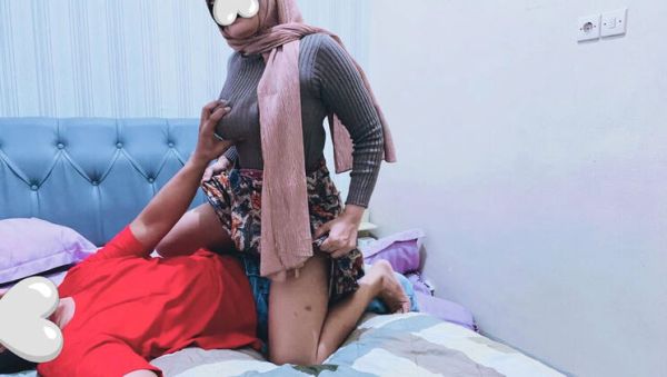 Indonesian Hijab MILF Nadalyne Cheats with Daughter's Boyfriend - Big Natural Tits & Homemade Scandal - porntry.com - Indonesia on v0d.com