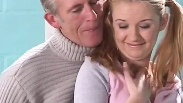 Sweet Teen Pussy for Old Man - Blonde Brittney Sucks Buck Adams - veryfreeporn.com - Britain on v0d.com