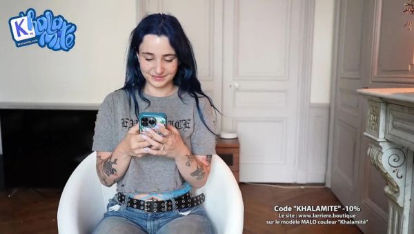 French Hairy Teen Masturbates with Giant Dildo - Big Ass Amateur Solo - veryfreeporn.com - France on v0d.com