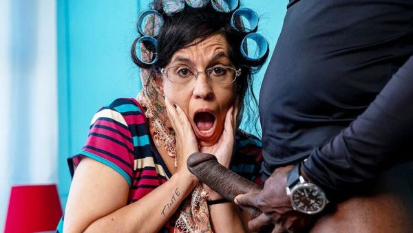 Fat Belly Mature Gets All Holes Destroyed by a Big Black Cock - xxxfiles.com - Portugal on v0d.com
