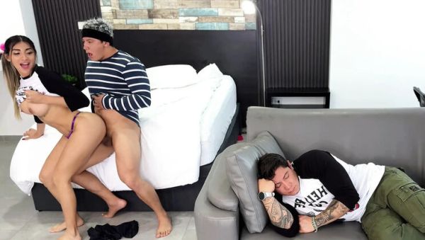 Busty Cheater Lets Brother-in-Law Fuck Her After Sex with Boyfriend on Couch - xxxfiles.com on v0d.com