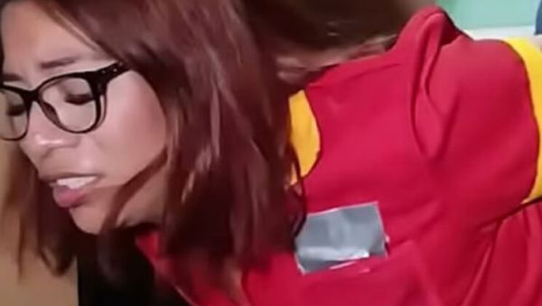 Innocent Cashier Gets Rough Fucked in Store Storage Room - xxxfiles.com on v0d.com