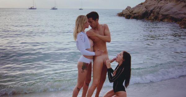 Little Caprice & Alberto Blanco indulge in a wild HD encounter with Gabbie Carter - alphaporno.com on v0d.com