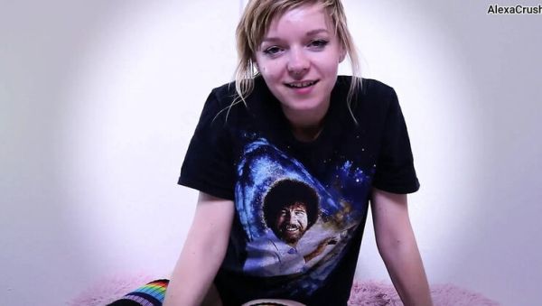 AlexaCrush Caught Masturbating and Made to Cum in Her Pussy - Petite Blonde Solo Dildo Riding - xxxfiles.com - Britain - Usa on v0d.com