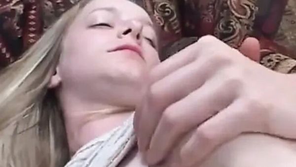 Horny Blonde Kandi Hart Gets Her Tight Pussy Filled By A Hard Pole - xxxfiles.com - Britain on v0d.com
