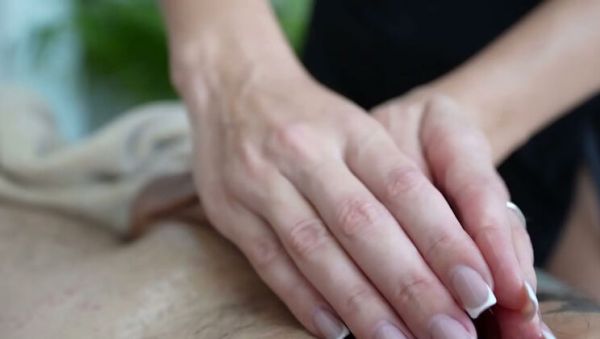 Sexy Petite Masseuse Gives Me a Slippery Handjob Covered in Oil - veryfreeporn.com on v0d.com
