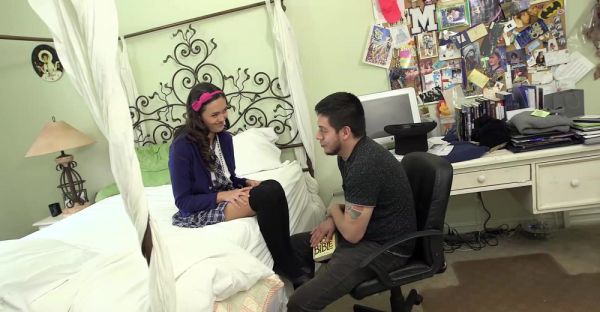 Teen Maya in tight uniform gets pounded - alphaporno.com on v0d.com