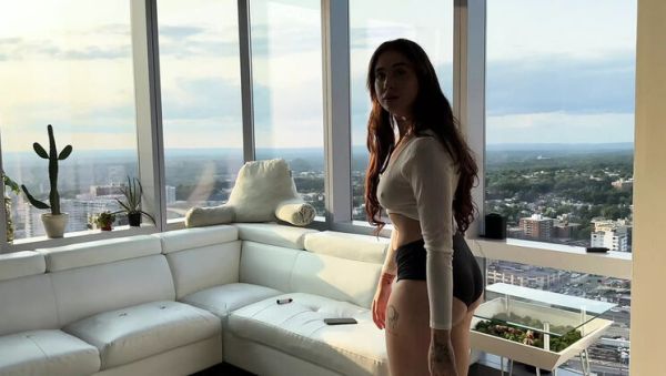 Roommate's Boyfriend Throat Fuck - Deep Blowjob & Doggy Style Sex with Rosie Rider - veryfreeporn.com - Russia - Britain - Usa on v0d.com
