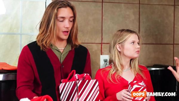 Horny Christmas Orgy with Family! Penny Barber & Coco Lovelock in Hardcore Teen Fuck - porntry.com - Britain on v0d.com